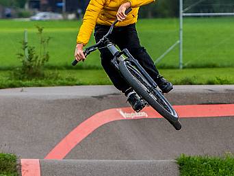 Pumptrack wird genutzt